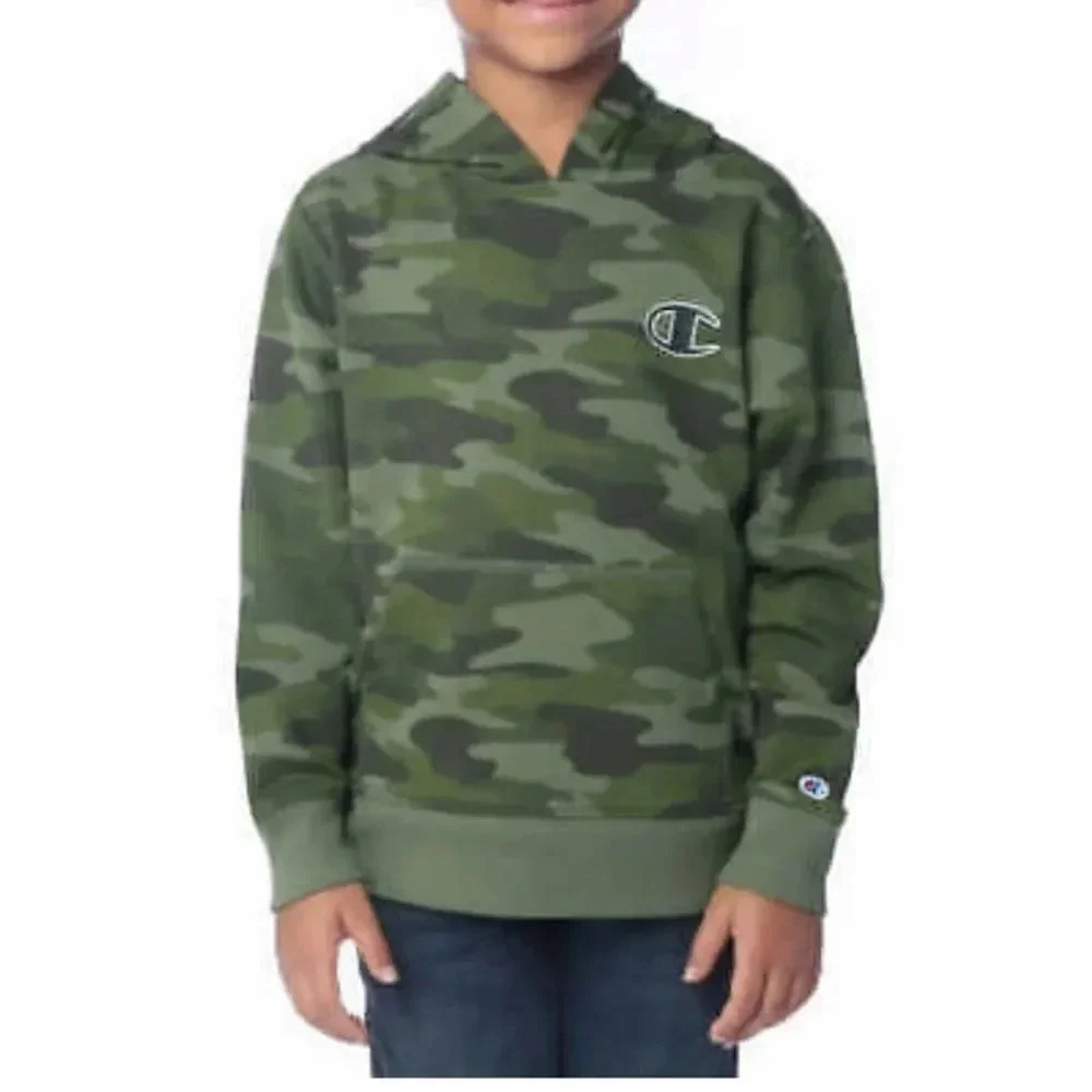Champion Youth Camouflage Unisex Boys & Girls Hoodie For kids Size Small 7/8 - Picture 9 of 11